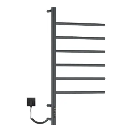 Полотенцесушитель с эл. нагревательным элементом, тип Е2. модель Ti#1 L.43х80.F6 (timer), графит